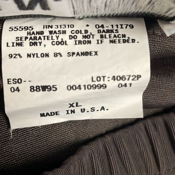 I.N. STUDIO Ladies Elastic Waist Stretch Dress Wider Leg Pants Size XL Brown - Picture 7 of 7